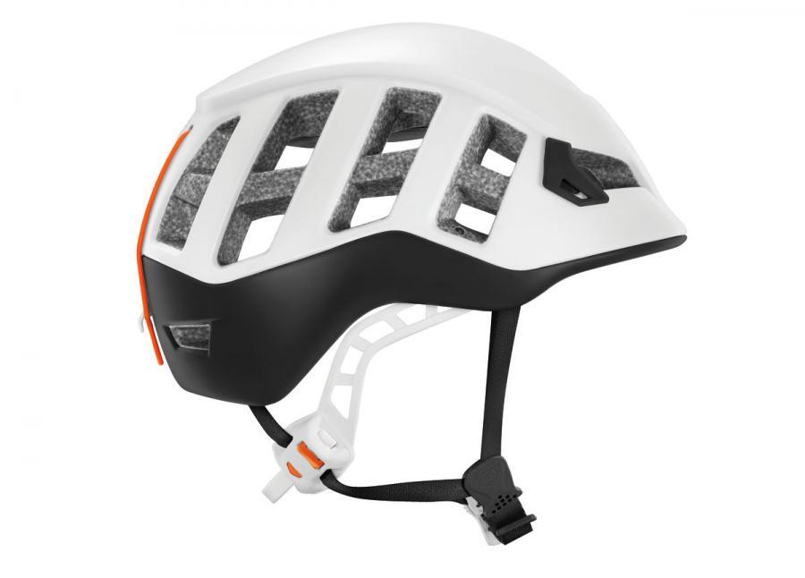 Casco PETZL Météor leggero e compatto, bianco/nero, ventilazione ottimizzata 2/6