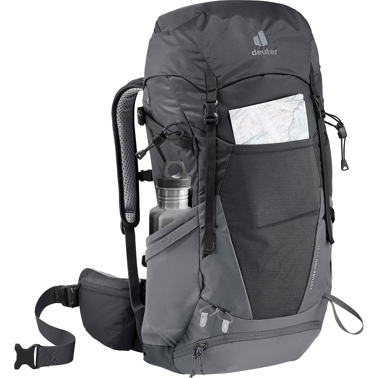 Sac de randonnée femme Deuter Futura Pro 34 SL 34L noir ventilé ergonomique 7/7