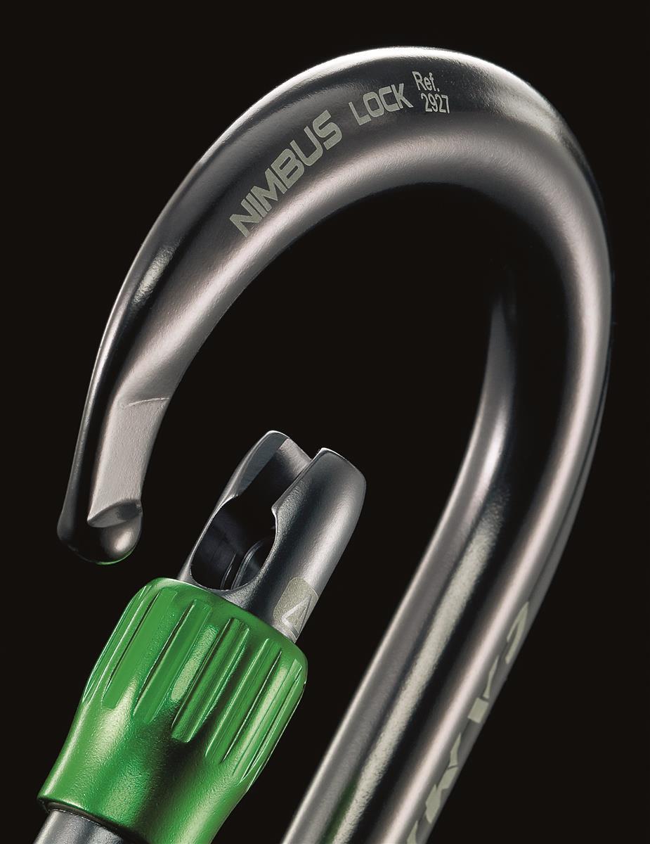 Karabinek wspinaczkowy Nimbus Lock - Gun Metal - Fuchsia 3/7