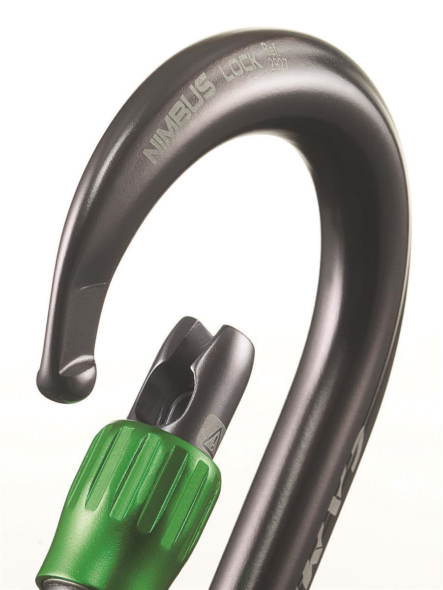 Karabinek wspinaczkowy Nimbus Lock - Gun Metal - Fuchsia 2/7