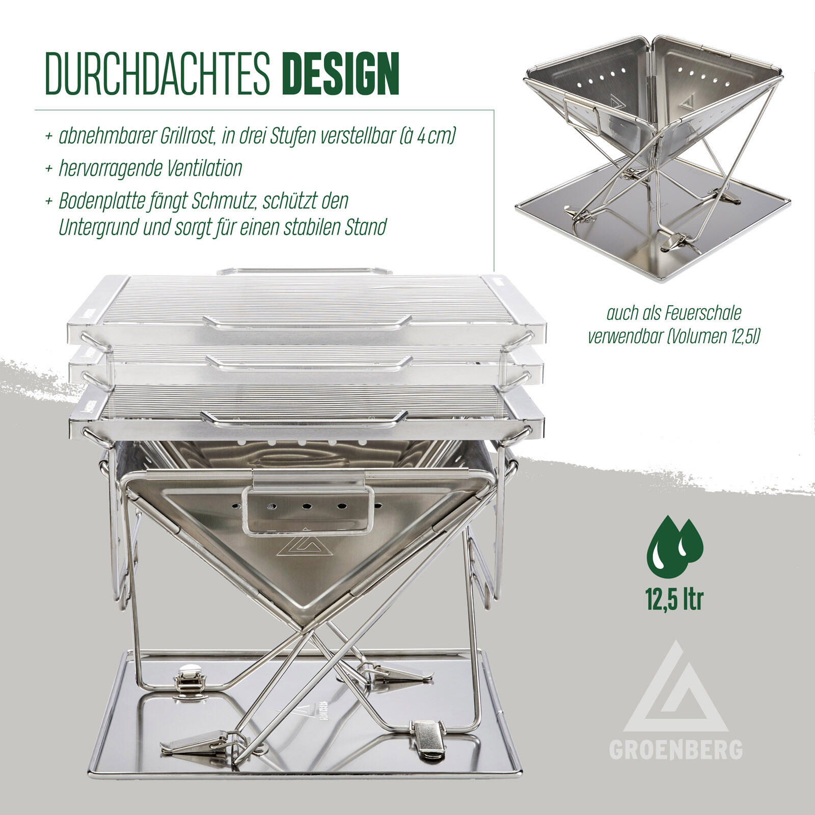 campingtisch 120x80 Tierra Outdoor Lounge-Tisch hochklappbar Teakholz, 120 x 80 cm main image 1