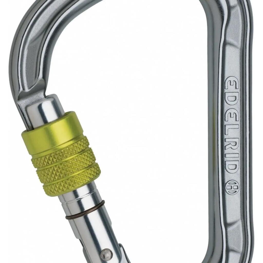 Karabinek wspinaczkowy Edelrid HMS Magnum Screw - slate