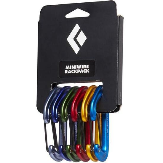 Moschettone Arrampicata Miniwire Set 6 Pz
