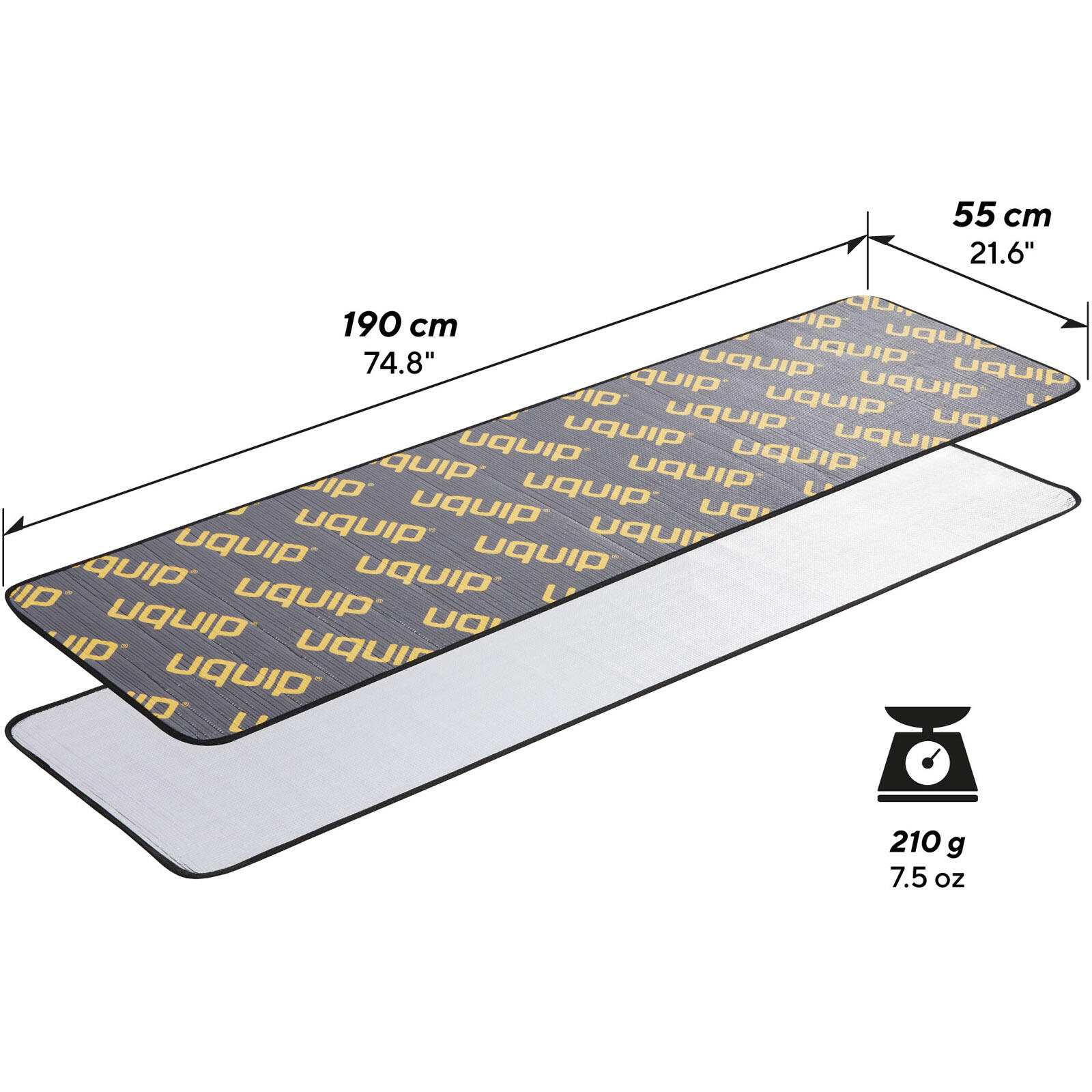 Matelas alu Flexy 190 cm Camping thermique isolant Single 2/5