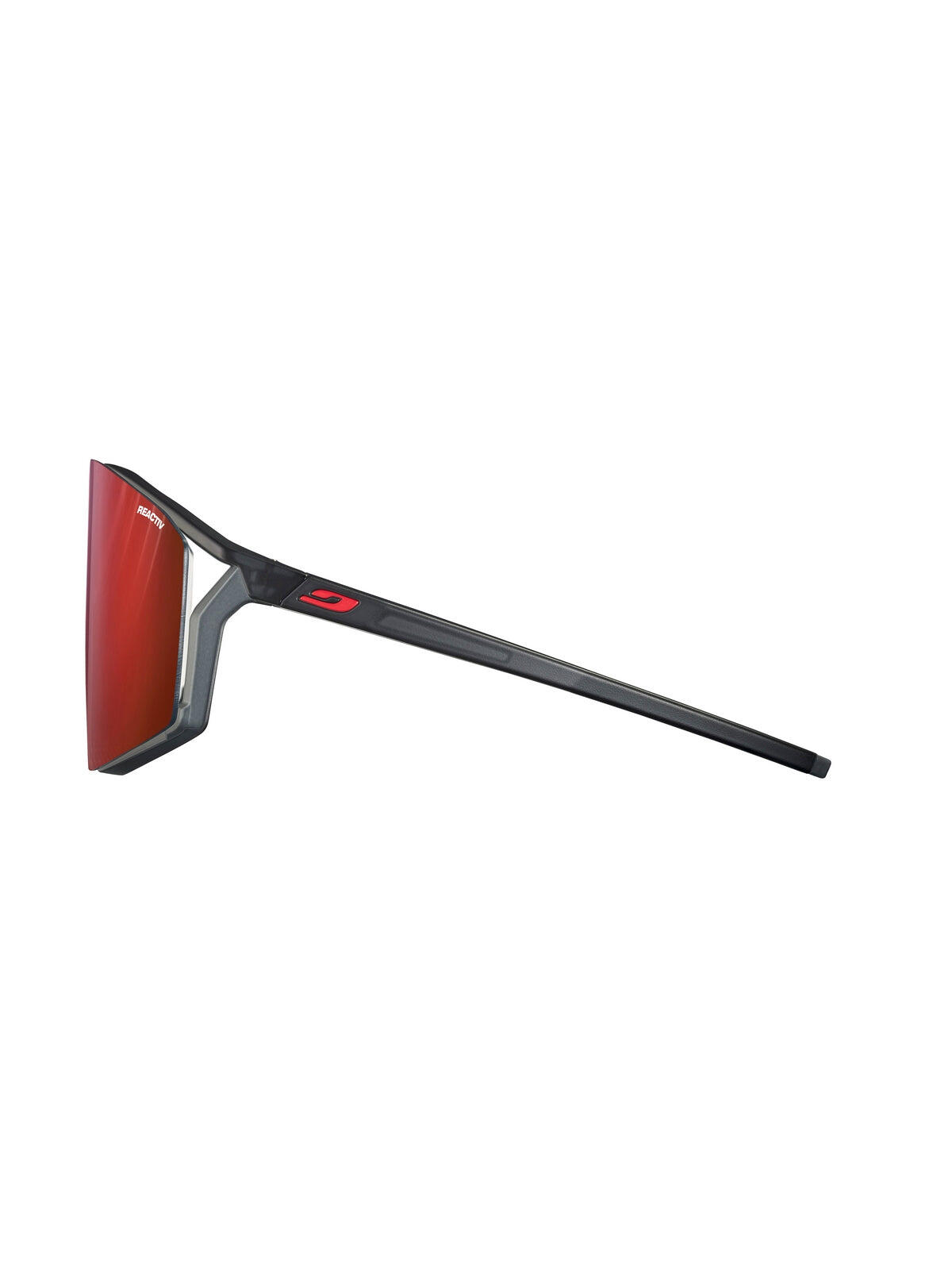 Occhiali da sole Julbo Edge Reactiv Cat 0-3 3CF nero arancione 4/7
