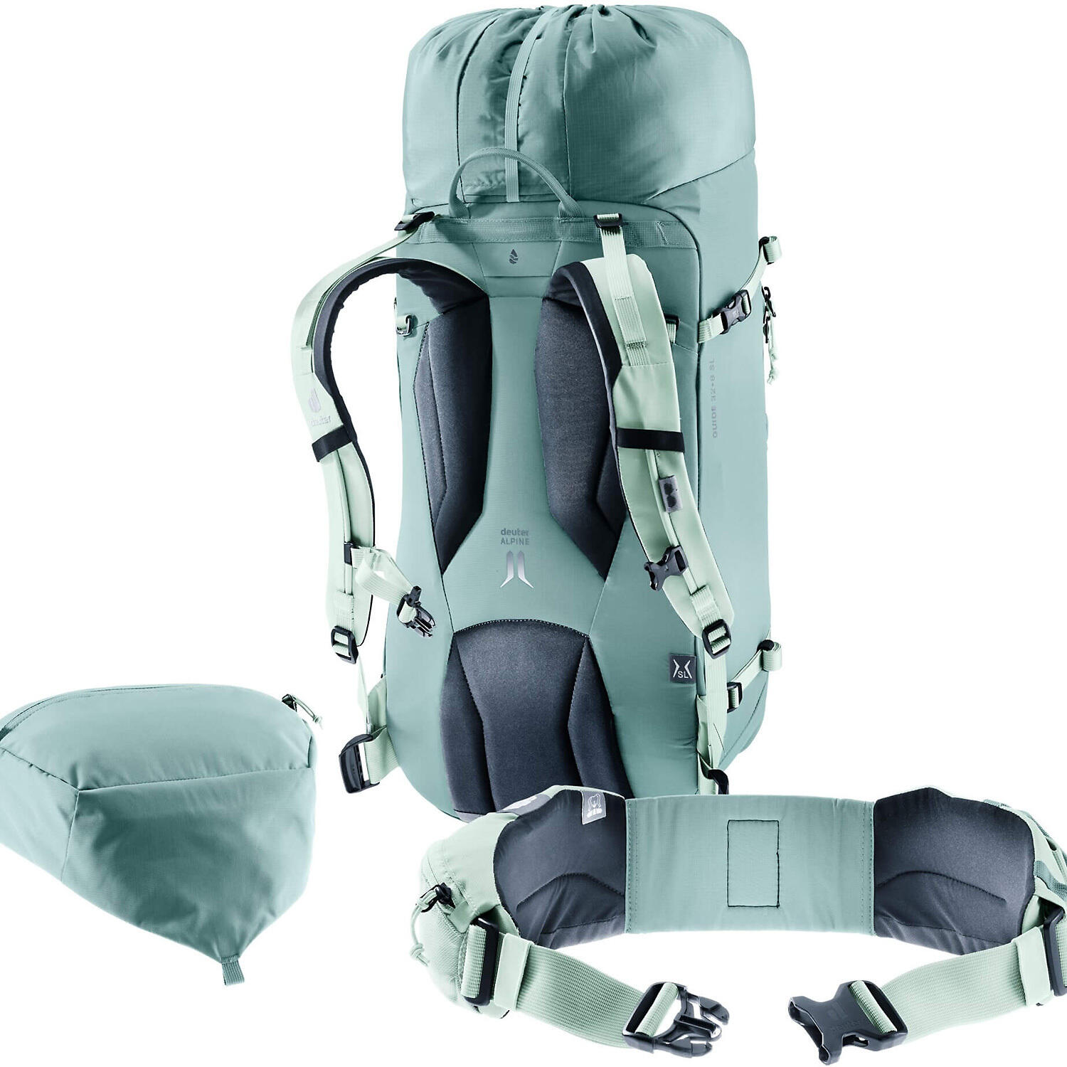 Sac à dos Alpinisme Deuter Guide 32+8 SL femme 32L extensible résistants 2/7