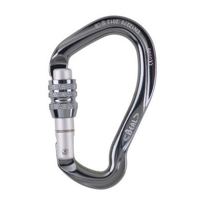 Sicherungskarabiner BE Link Screw grey