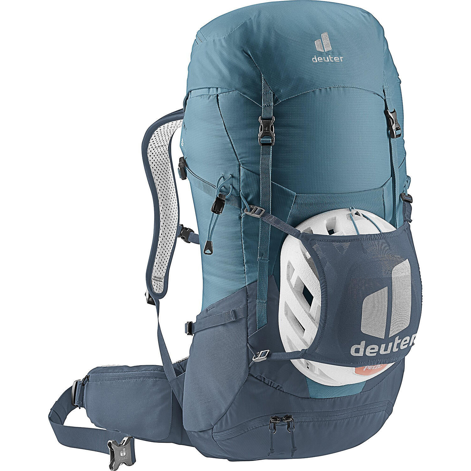 Mochila Deuter Futura 32 32L espalda ventilada Aircomfort tirantes ergonómicos 5/7