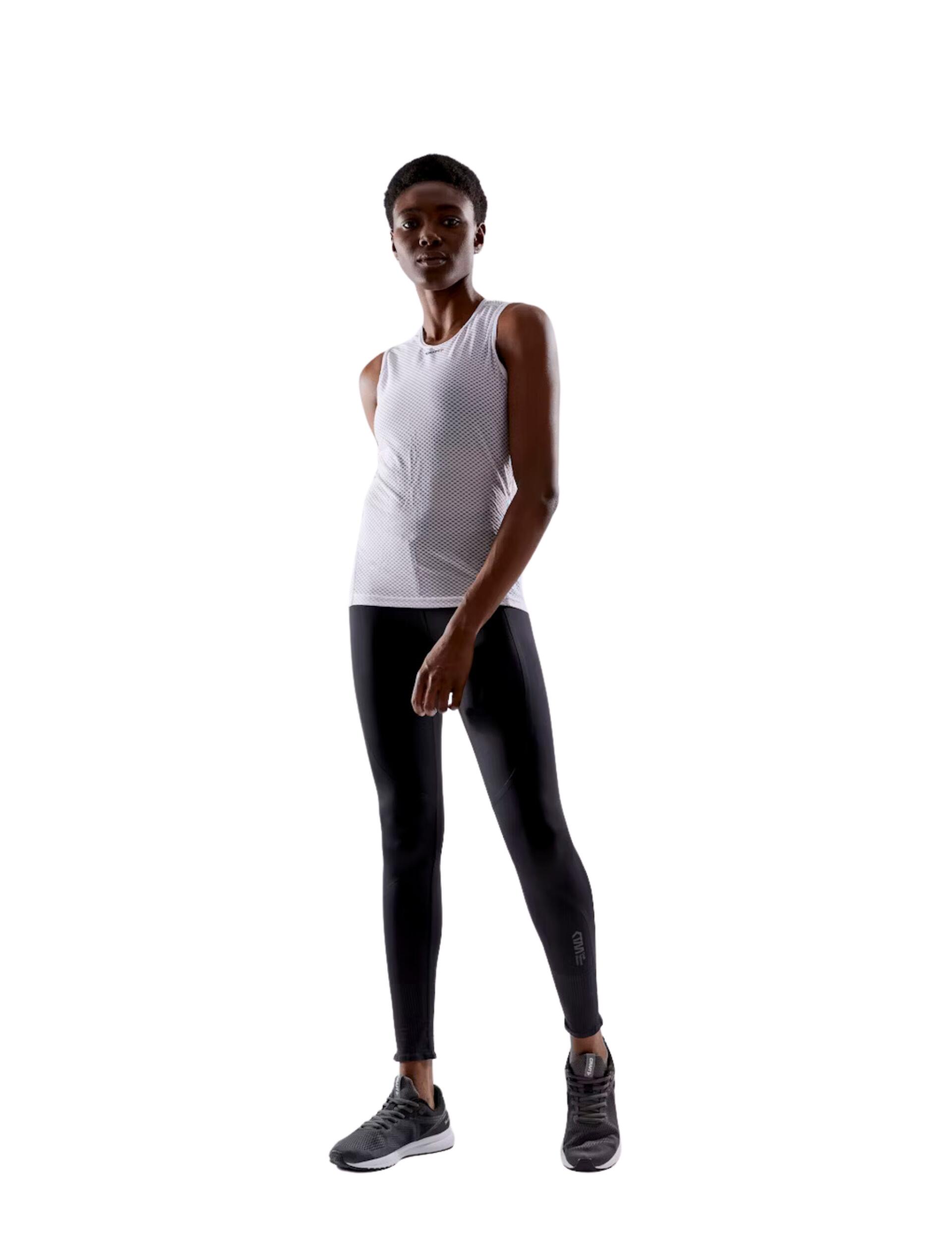 Cool Mesh Superlight Sleeveless Womens Baselayer  White 4/4