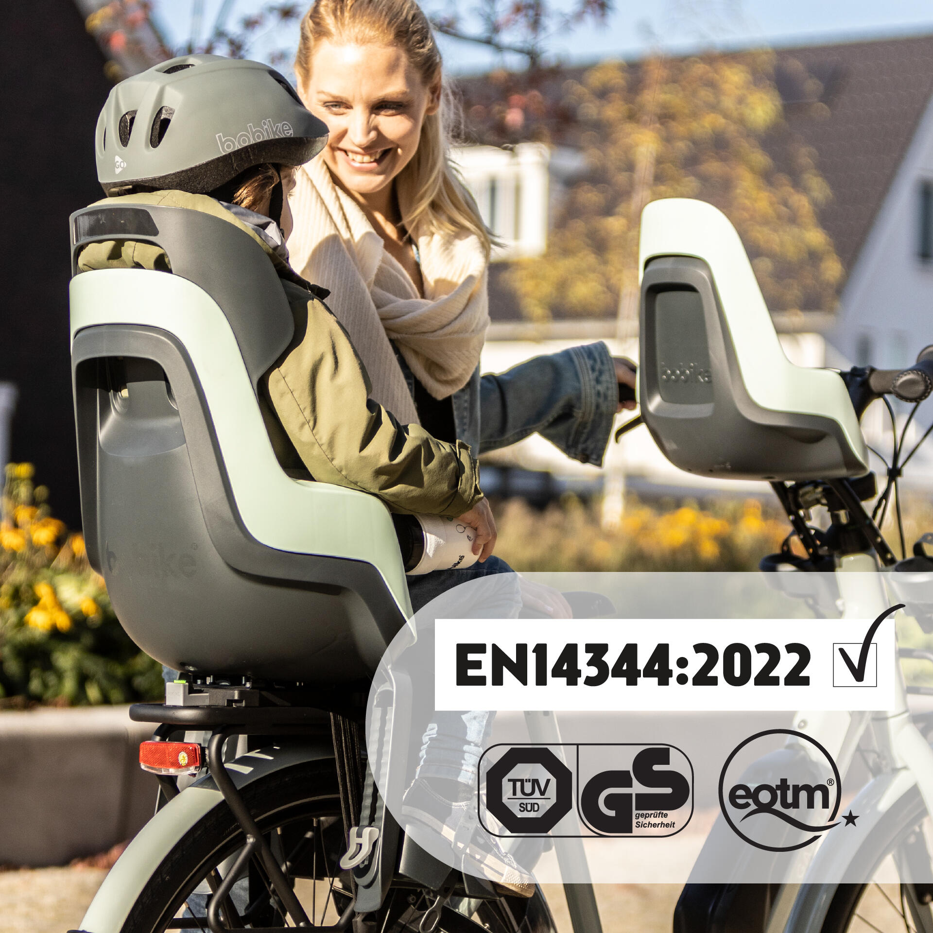 Siège Vélo Arrière GO pour Porte-Bagages avec Mik-HD Gris 6/8