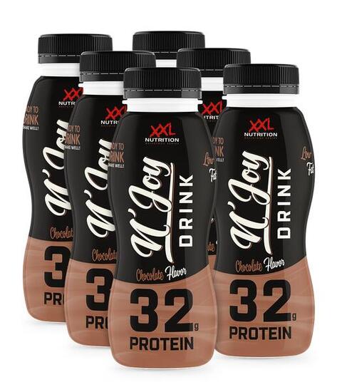 N'Joy Protein Drink - 32g Proteïne, Kant en Klare Eiwitshake - Chocolade -6 Pack