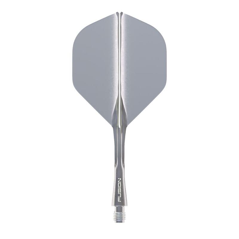 Fluturas si tija Winmau Fusion, gri transparent