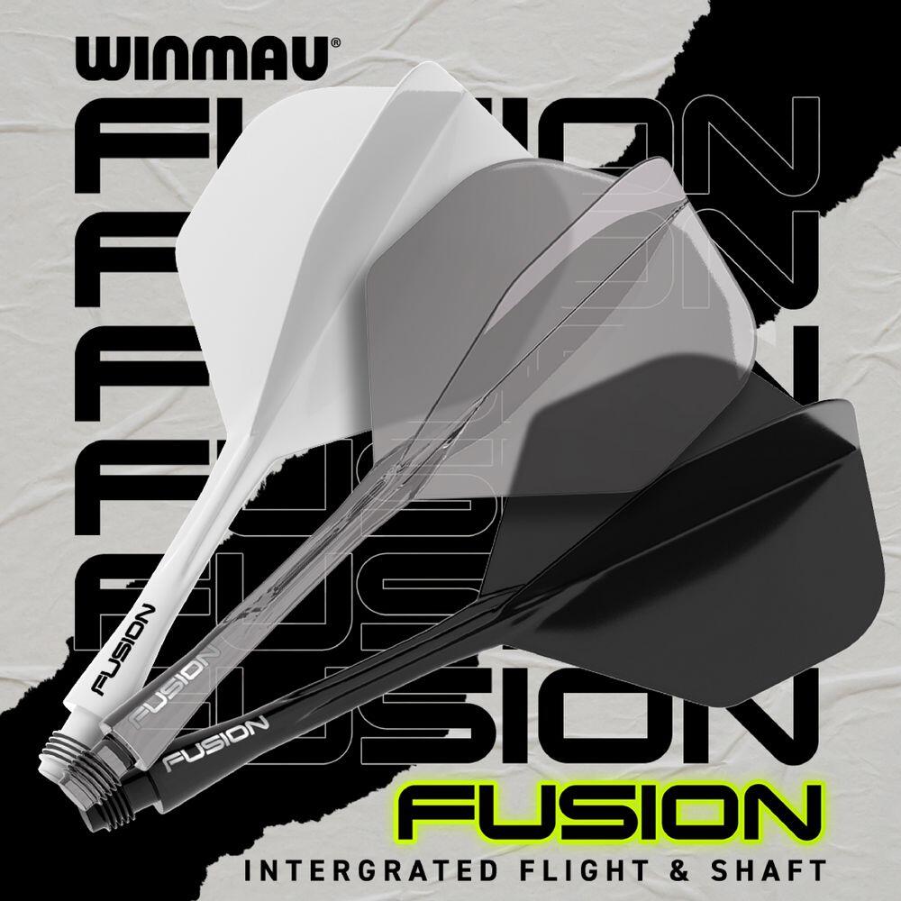 Integrované letky a násadky Winmau Fusion No2, střední násadky 4/7