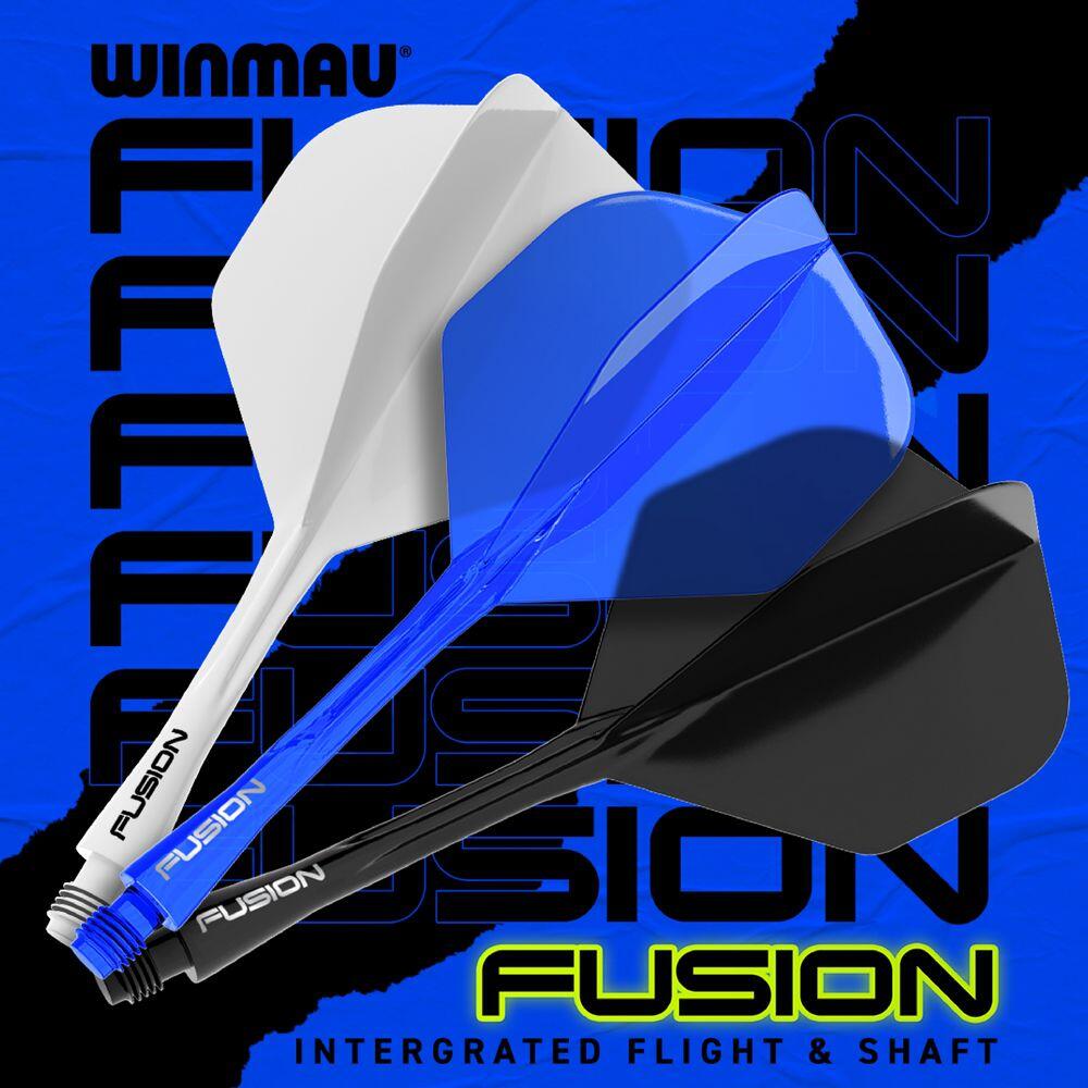 Integrované letky a násadky Winmau Fusion No2, dlouhé násadky 4/7