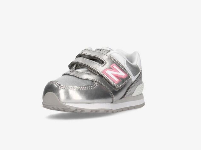 BUTY dziecięce NEW BALANCE 500 IV574LF1 20 rzepy / srebrne 3/5