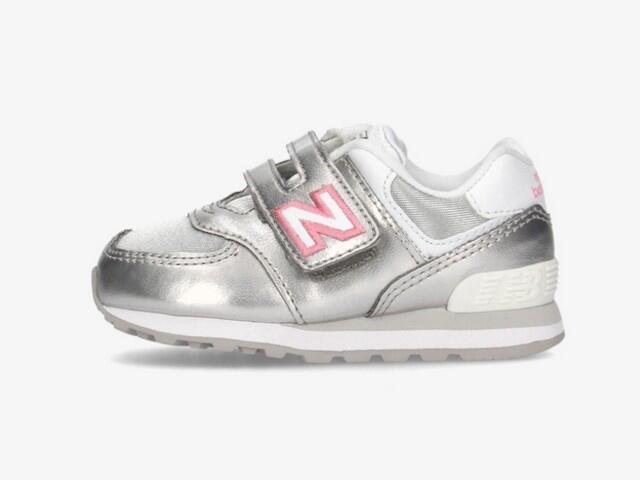 BUTY dziecięce NEW BALANCE 500 IV574LF1 20 rzepy / srebrne 2/5