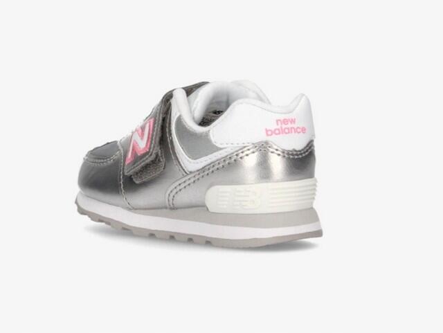 BUTY dziecięce NEW BALANCE 500 IV574LF1 20 rzepy / srebrne 4/5