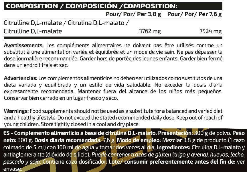 Citrulline malate - 300g Pastèque de IO.Genix 2/3