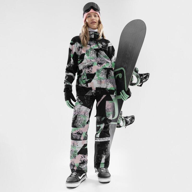 Pantalon snowboard femme Sports d'hiver P1-W Groove Multicouleur