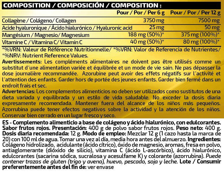 Colágeno - 400g Ponche de Frutas IO.Genix 4/5