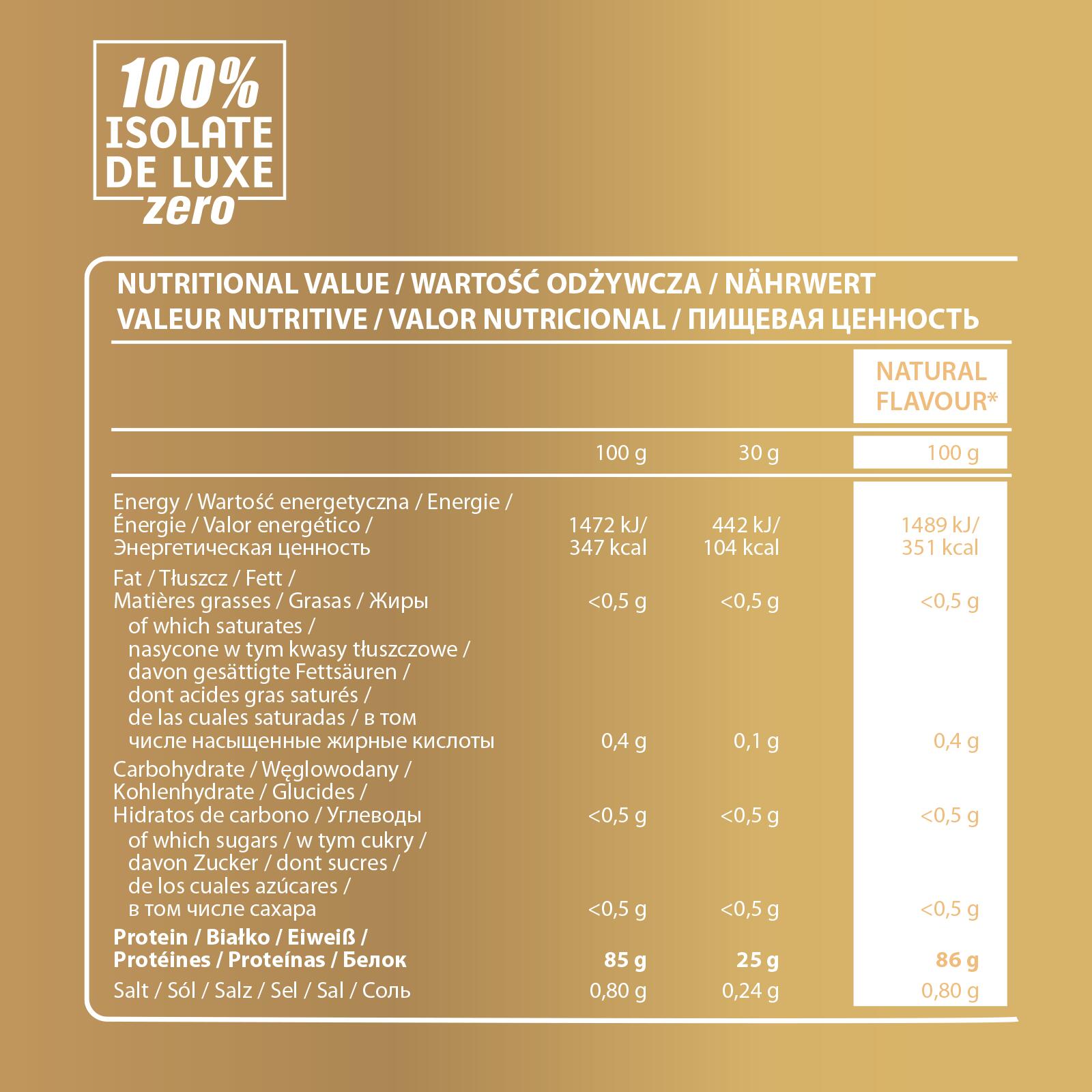 Izolat białka serwatkowego 100% Isolate De Luxe ZERO Activlab 5/5