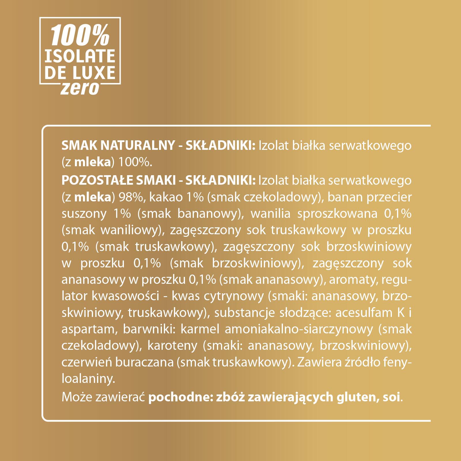 Izolat białka serwatkowego 100% Isolate De Luxe ZERO Activlab 4/5
