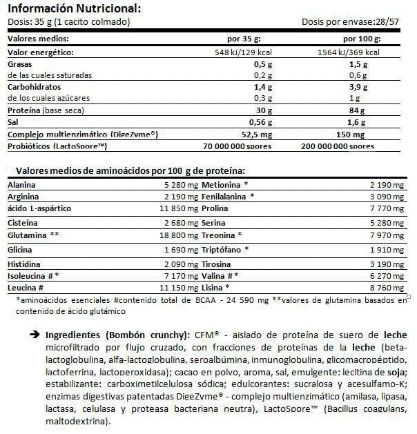Black cfm isolate - 1kg Rocher de Amix Nutrition 4/4