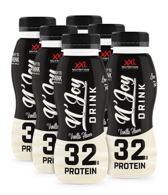 N'joy protein drink - 32g proteïne, kant en klare eiwitshake - vanille - 6 pack