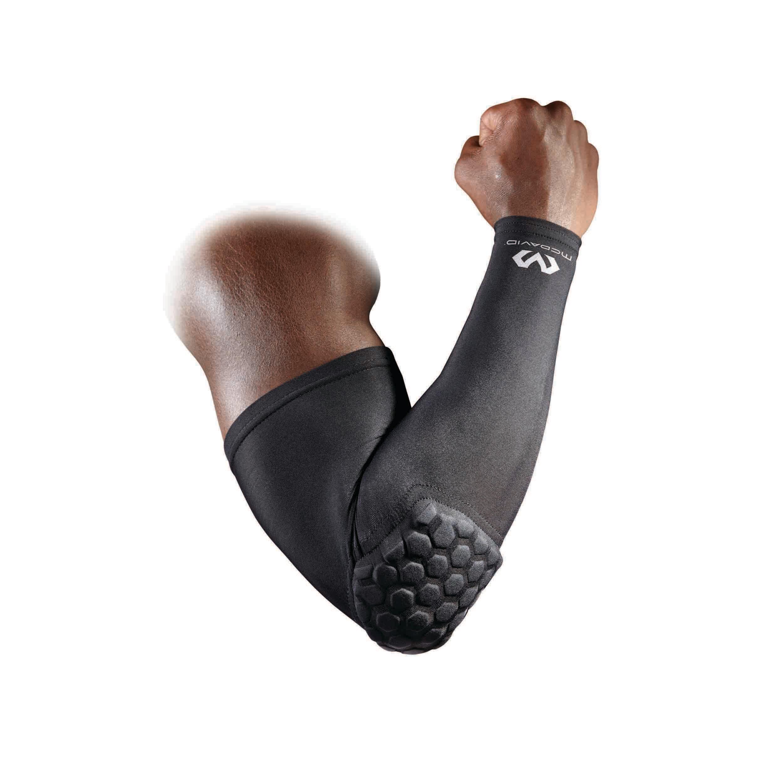 MCDAVID Arm Beschermsleeve Unisex voor Impact Sporten Hex Shooter ZWART