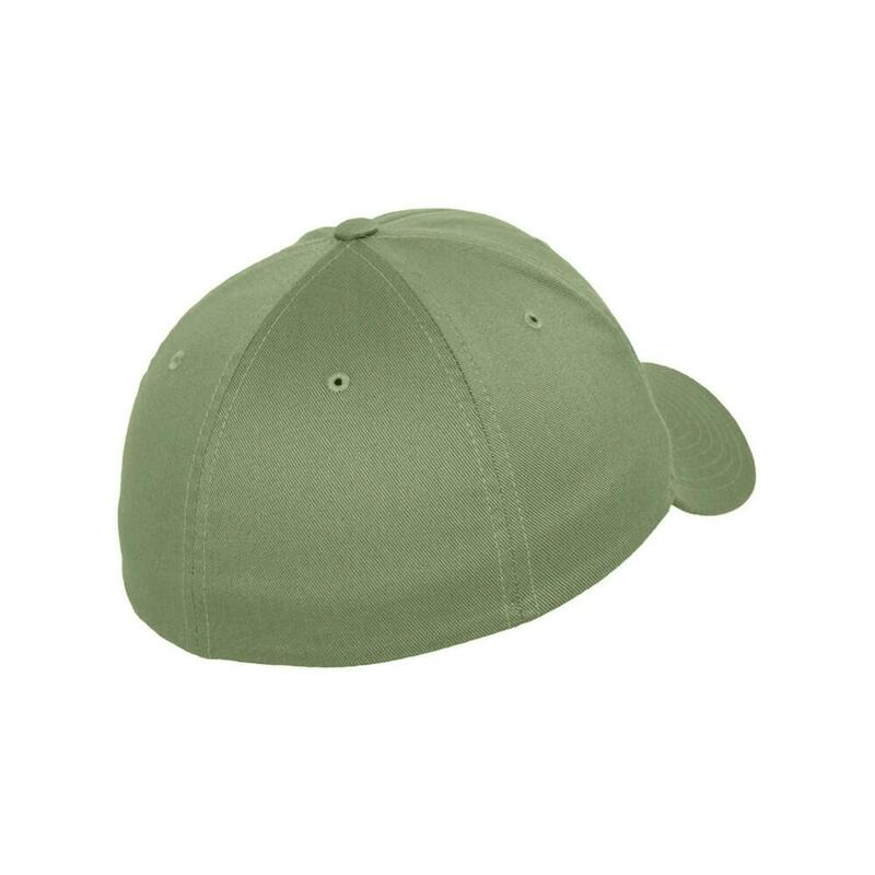 Kinder/Kinder Wooly Combed Baseball Cap (Donker bladgroen)