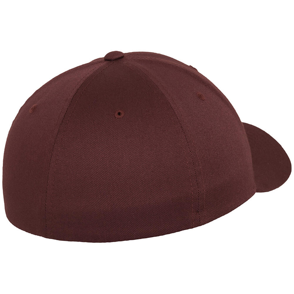 Unisex Wooly Combed Cap (Maroon) 2/2