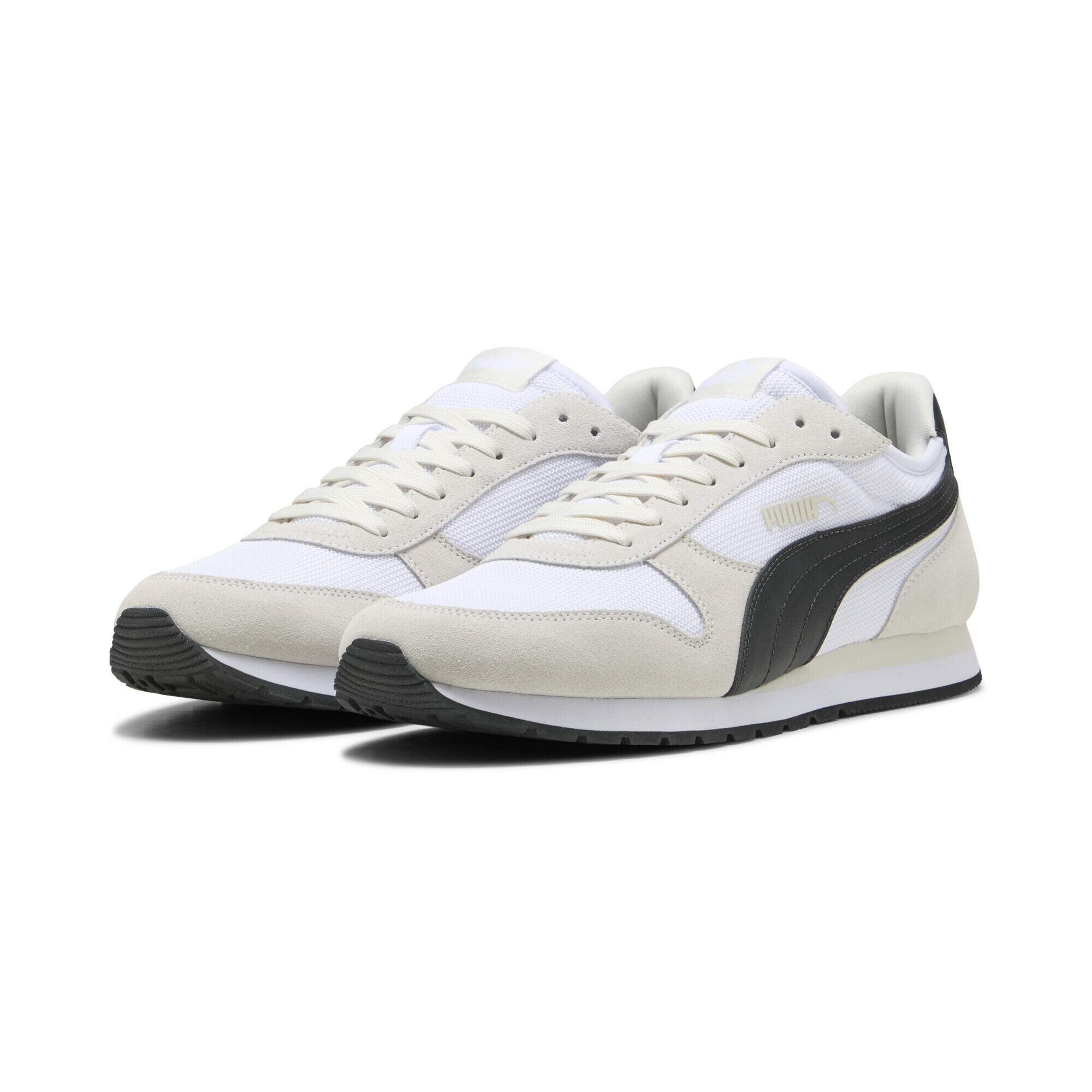 Puma - Sneakers St miler Unisexe Puma - Baskets - Blanc|gris|noir - Decathlon