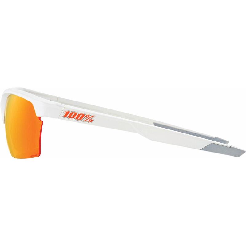 Brille Sportcoupe matte white-HiPER Red ML