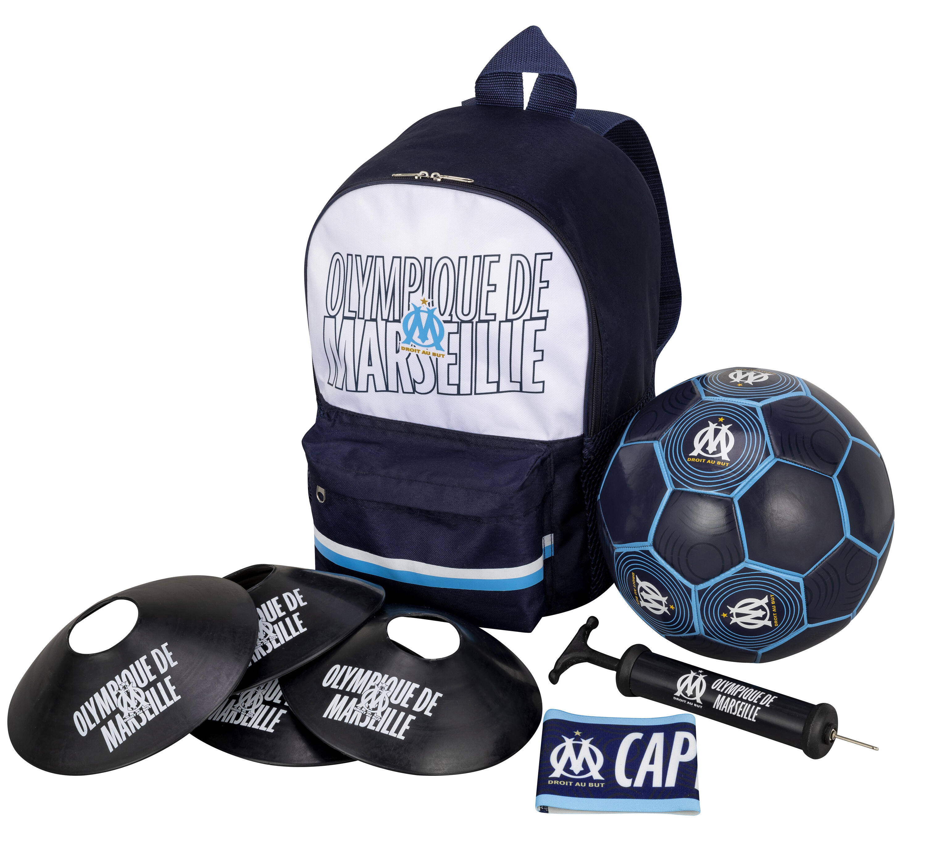 Football Kit OM Ballon - Collection officielle OLYMPIQUE DE MARSEILLE 1/2