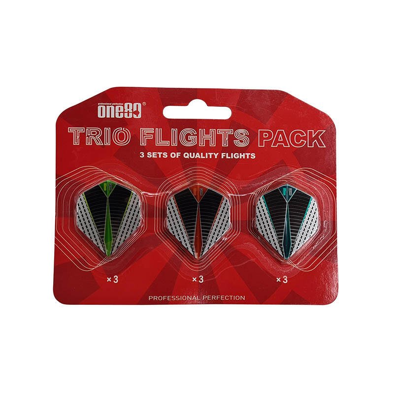 One80 Dart Trio Flights Pack Standard - Set No. 2 - Daze