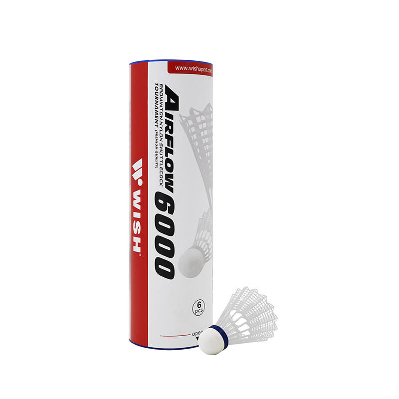 WISH SHUTTLECOCK NYLON - AIR FLOW 6000 - MEDIUM SPEED