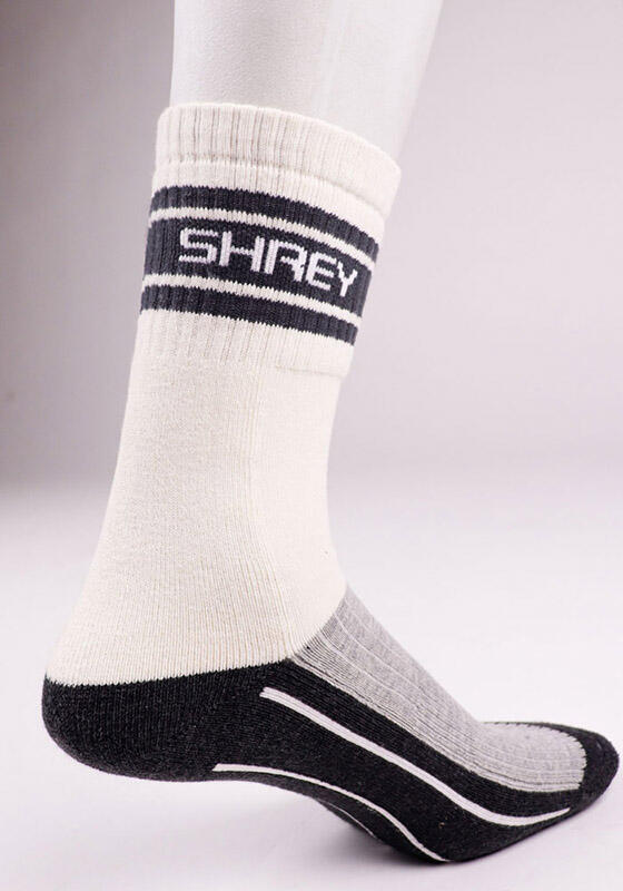 Shrey Elite Double Layer Socks Off White - Pack Of 2