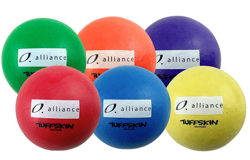 Tuff Skin Foam Ball 90mm - Set Of 6 Colours