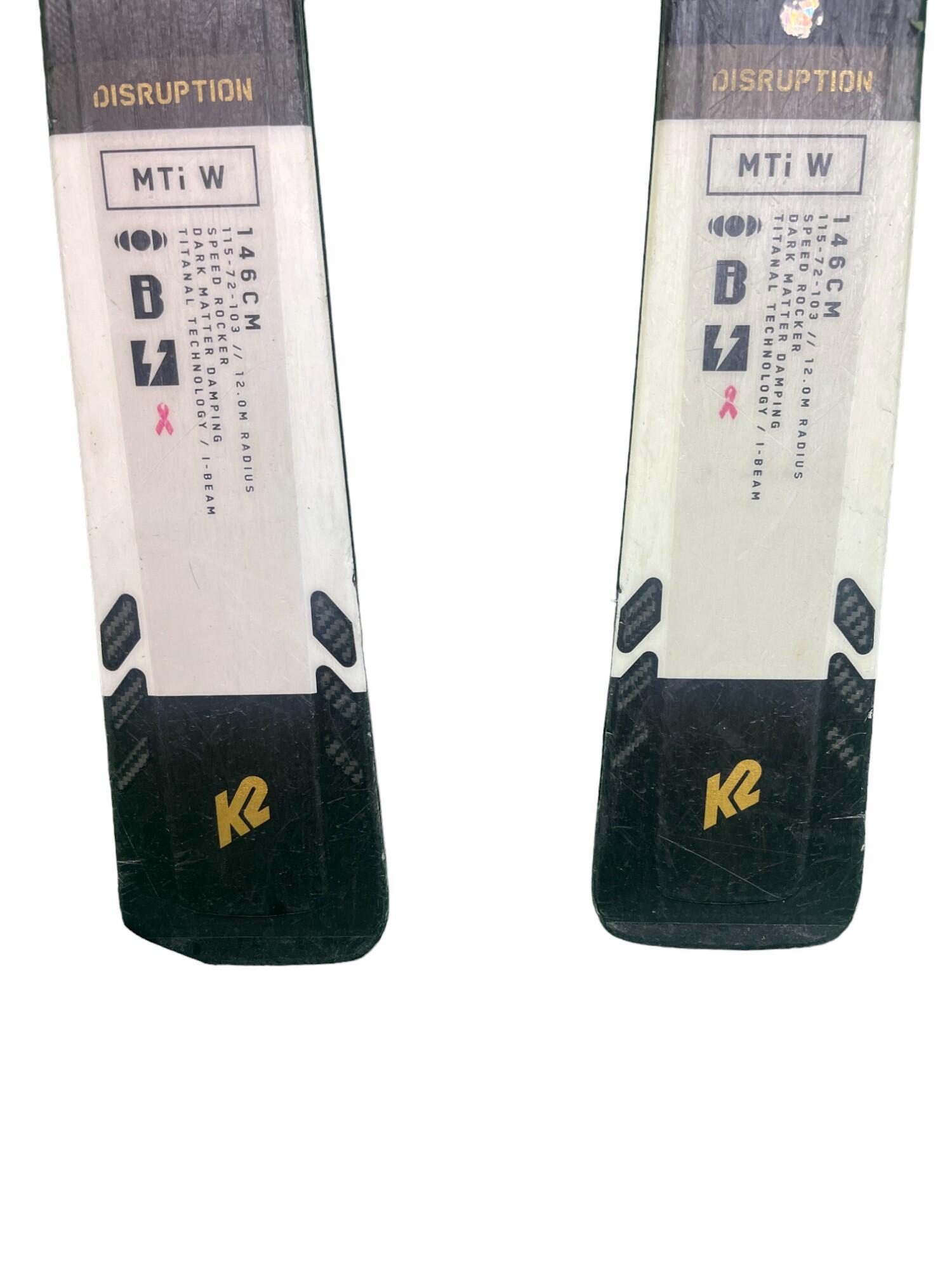 Tweedehands - Ski's  K2 Disruption MTI W -  146cm 5/6