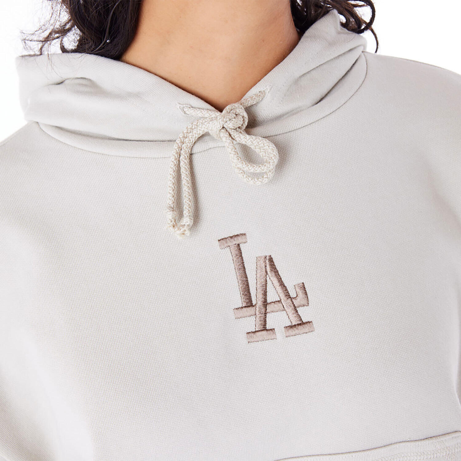 Sweatshirt à capuche crop femme Los Angeles Dodgers MLB 5/5