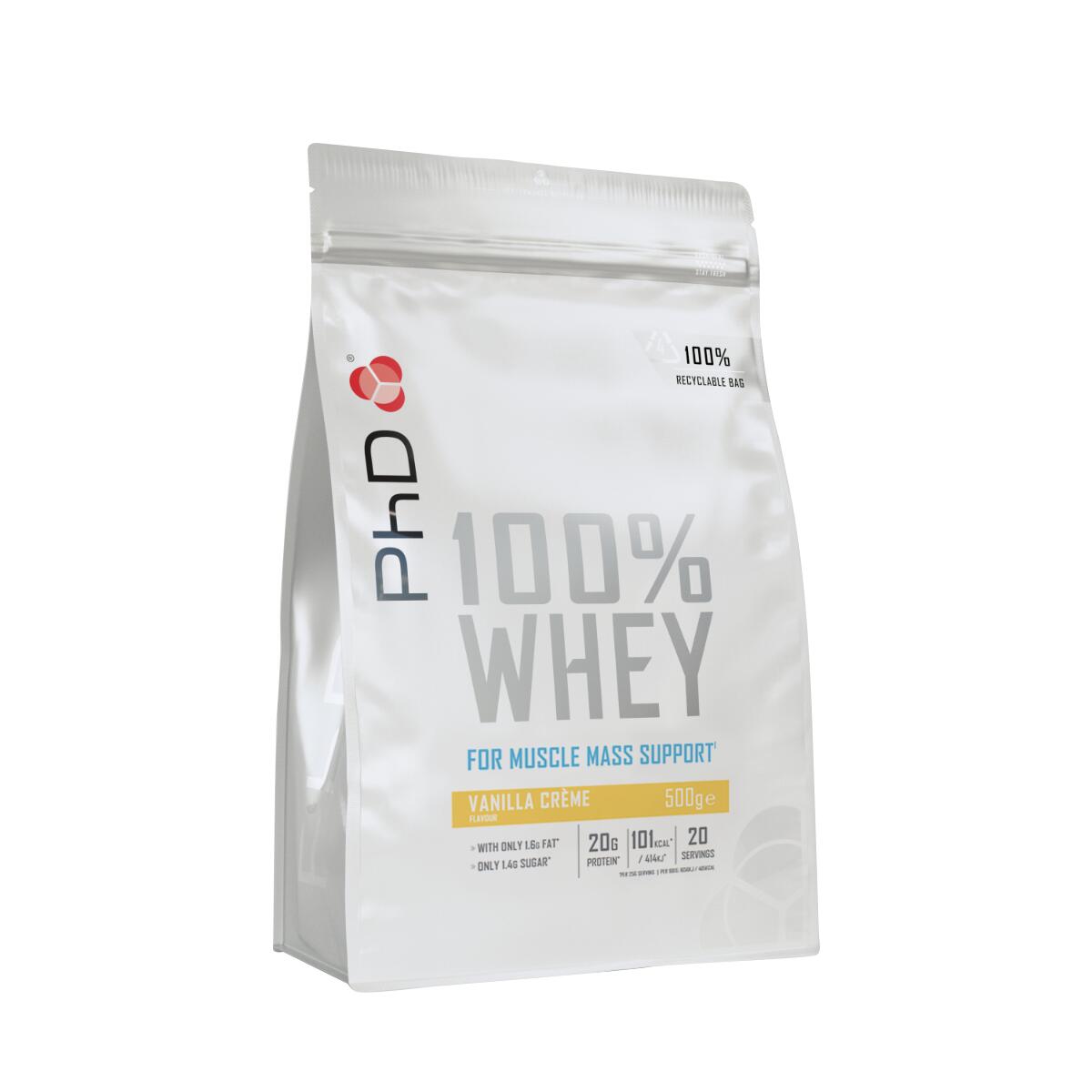 PHD Nutrition Diet Whey Protein Powder, 2kg [Multiple Flavours] | UK