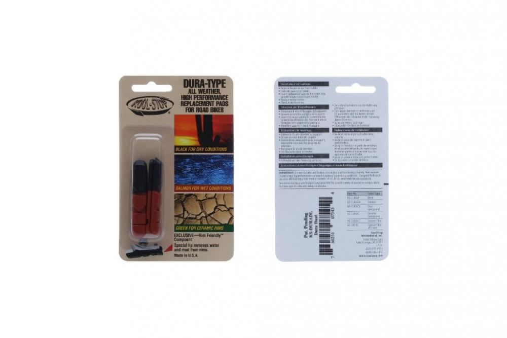 Kool Stop, Bremsbelag, Race, DURA-TYPE Ersatzgummis (Cartridge), dual compoun... 2/2