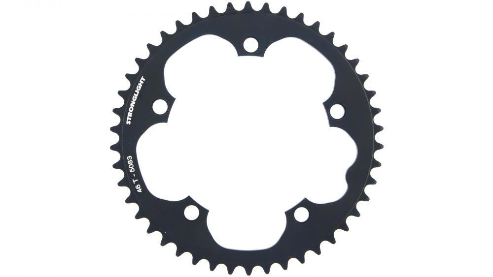 Kettingblad Shimano/Sram/FSA Type S Dural 9/10V 46T Steek 130 Zwart 2/3
