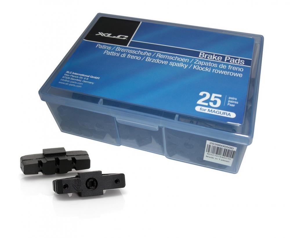 Boîte de 25 patins de frein jante hydraulique XLC BS-X06 Magura Hs 2/2