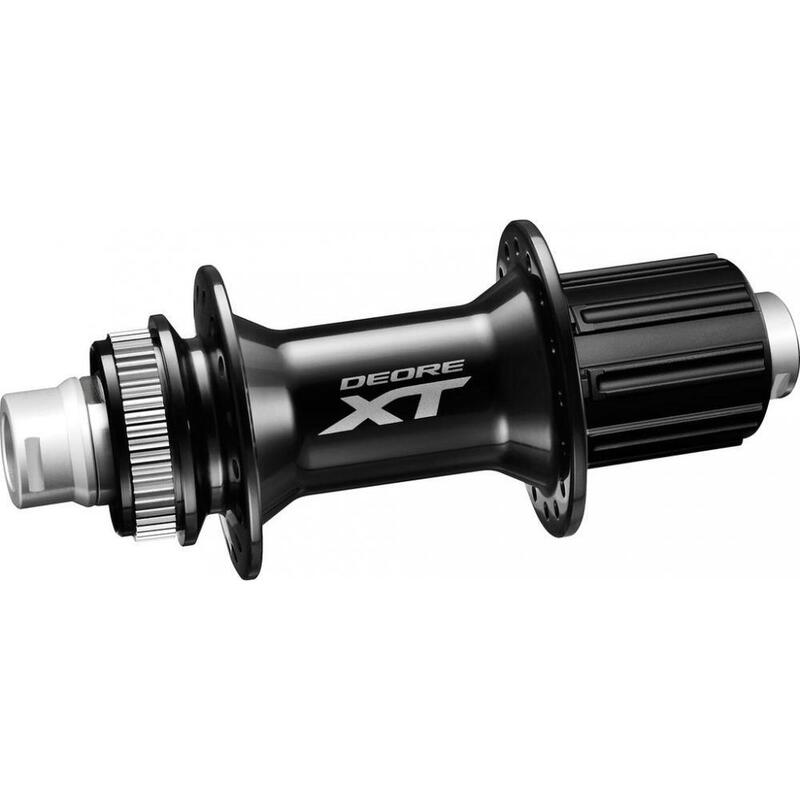 Achternaaf Shimano deore xt fh-m8010 disc 32H center lock 142 mm axe traversant