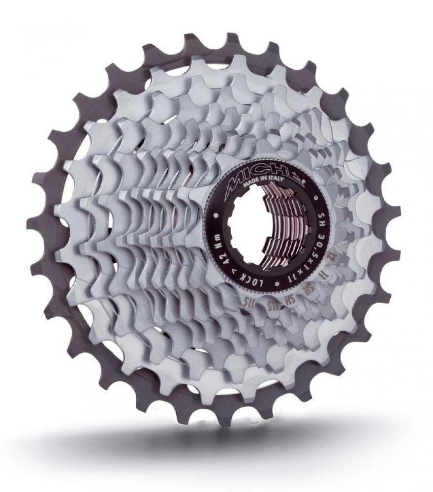 Miche 3/32 Vaste Tandwielen Met Carrier – Snel Wisselen, Verchroomd Staal, Zonder Borgring