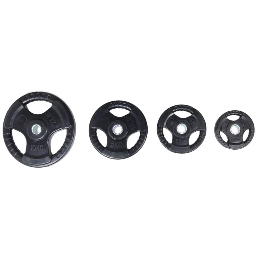 KIT BARRA DE MÚSCULO E DISCO DE BORRACHA 30MM 40kg 2/3