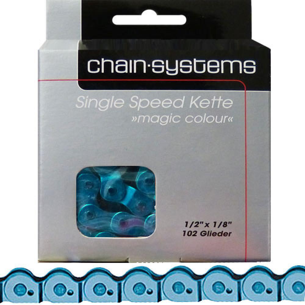 Catena BMX - Point Magic Colour MK918 - Halflink 1/8 pollici - blu 2/3