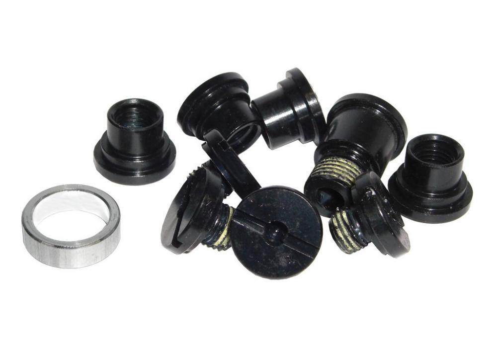 Jgo tornillos plato macho+hembra+esp.neg torx 2/7