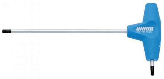 Cacciavite Torx Unior TX 15 con impugnatura a T 155 mm.